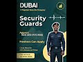 Dubai Security Guard Jobs | 1920 AED Salary | Freshers | Trichy Meet 🇦🇪