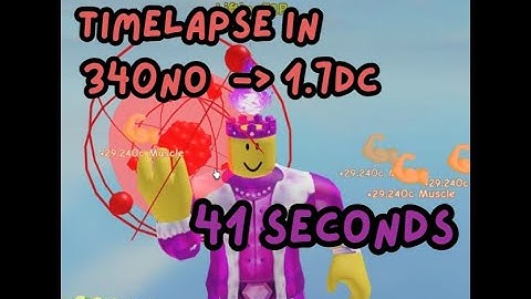 8hr timelapse in Legacy Lifting Simulator with Fiery star (Stage 14)