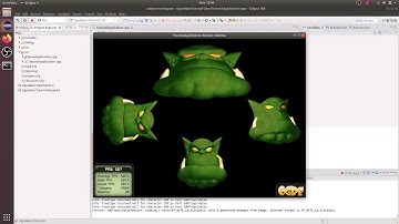 Ogre Basic Tutorial 1  (Ogre 1.9 Ubuntu 18.04 Eclipse 19-03)