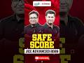 Safe Score for JEE Advanced 2026 | #shorts #safescore #jeeadvanced #jee2026preparation #jeecutoff