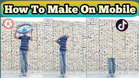 Kinemaster Video Editing #1 How To Make Invisible Man Magic by Waqas Mehboob Official