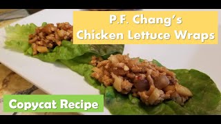 Pf Chang Chicken Lettuce Wraps Copycat Recipe