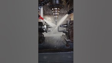 Boss milling operation,CNC turret removal process, CNC spindle rotation #machine #spindle