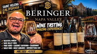 🍷 Beringer Winery Wine Tasting at Napa Valley’s Oldest Winery St. Helena, Ca with Mr Yee Yeeeee 