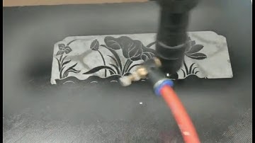 STYLECNC Stone CNC Router With Laser Head for Engraving a Stone.