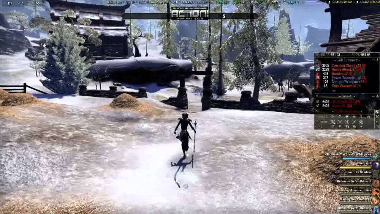 Elder Scrolls Online Using Nightblade Crushing Shock Build YouTube