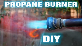 How to make a propane burner for forging/melting metal!