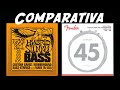 Ernie Ball HYBRID Slinky 2833 vs. Fender 7250M