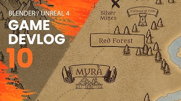 Devlog 10 - New Open World Map Design and UMG UI in Unreal