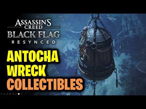 All Antocha Wreck Collectibles - Chests & Secrets | Assassin's Creed Black Flag Resynced
