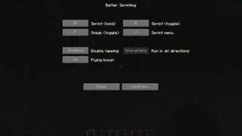 (1.6.4) [EASY] How To Set Up Better Sprinting Mod!