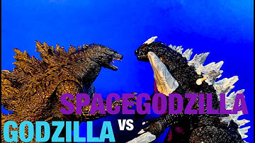Godzilla vs.Spacegodzilla Stop Motion (Part 1)