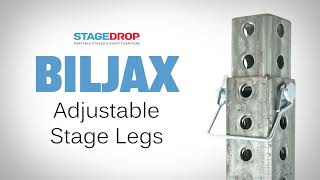Biljax ST8100 & AS2100 Adjustable Stage Legs - StageDrop