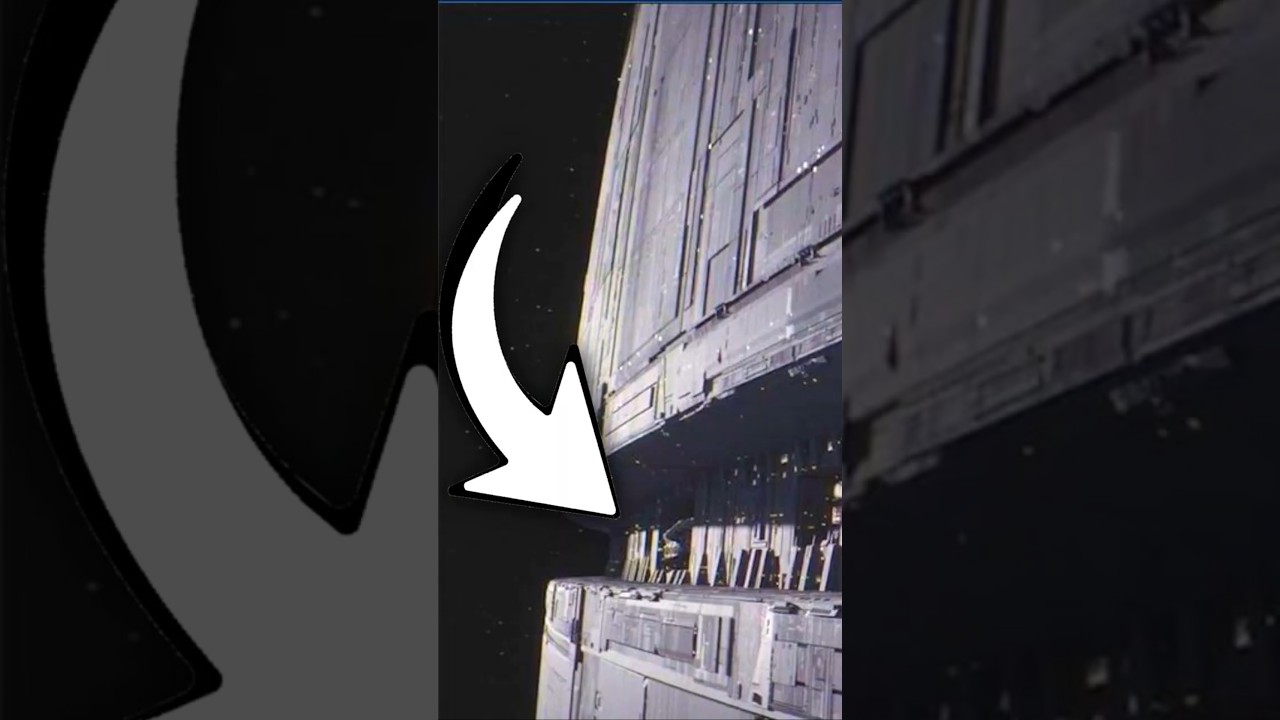 Star Destroyer in Death Star Trench (Rogue One)