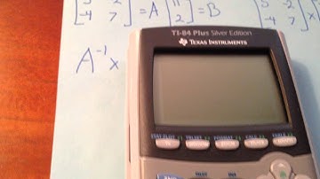 6-3 Solving a System of Equations Using an Inverse Matrix