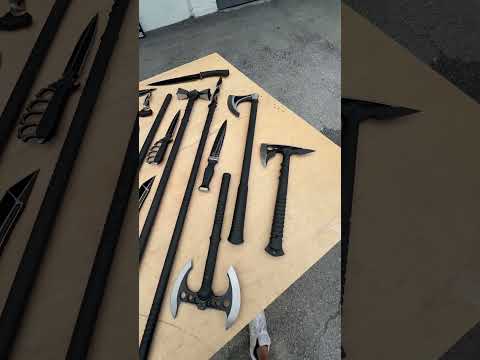 Name THIS INSANE Black Knife Set! 