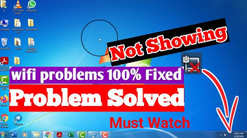 Internet Icon Not Showing On Taskbar Windows 7 | Wifi Icon Missing On Taskbar Windows 7