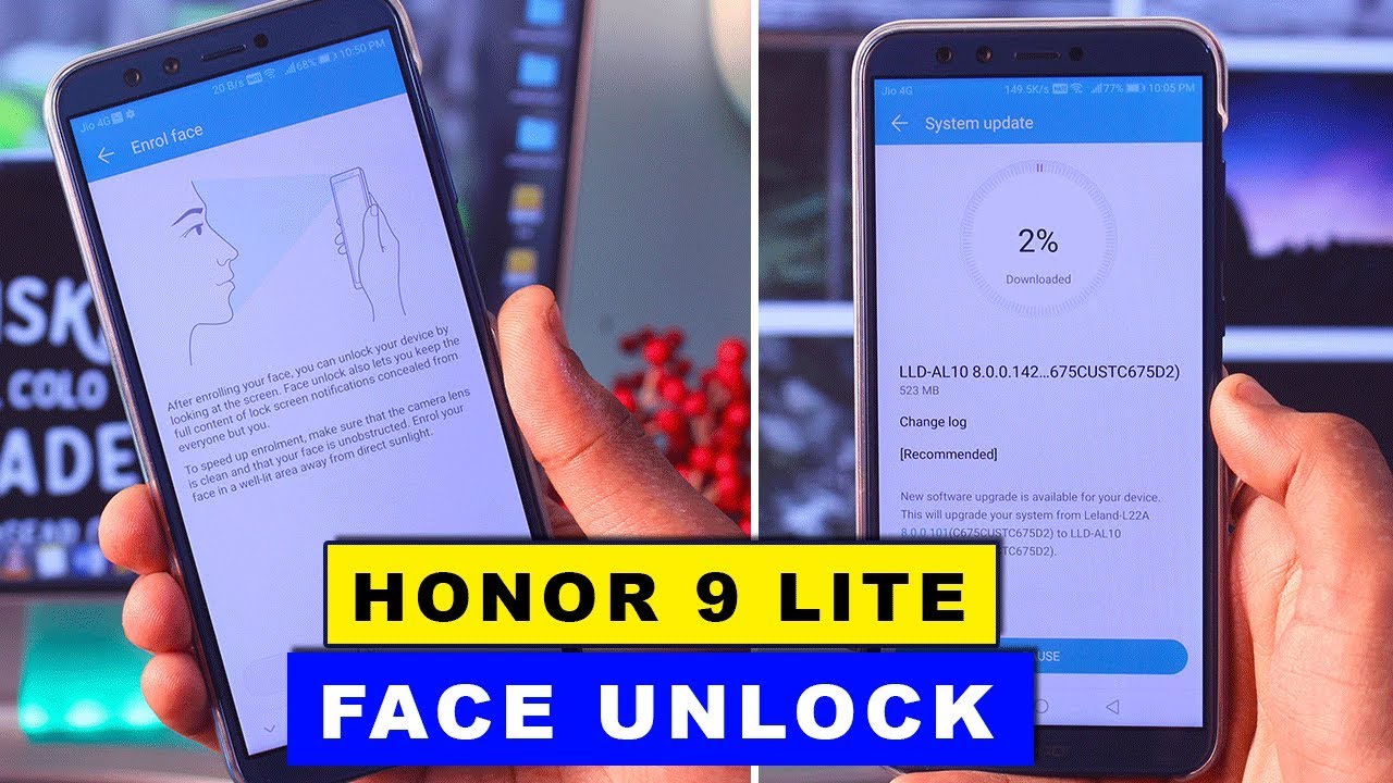 Honor 9 Lite Face Unlock Official Update India - How its work ? - YouTube