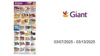 Ad Giant Food - Weekly Ad - 03/07/2025 - 03/13/2025