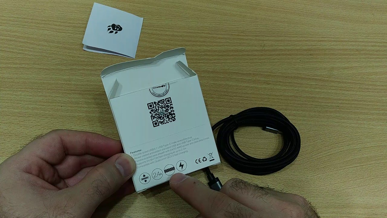 Кабель Blitzwolf Type-C 2m 2.4A