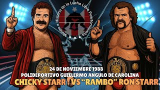 WWC 1988 Ron Starr VS Chicky Starr (24 Nov ,1988)