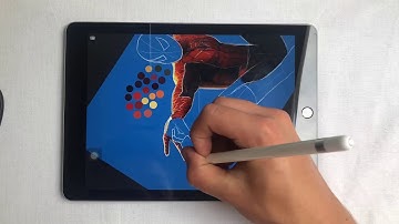 SPIDER MAN - Drawing with Ipad and Procreate