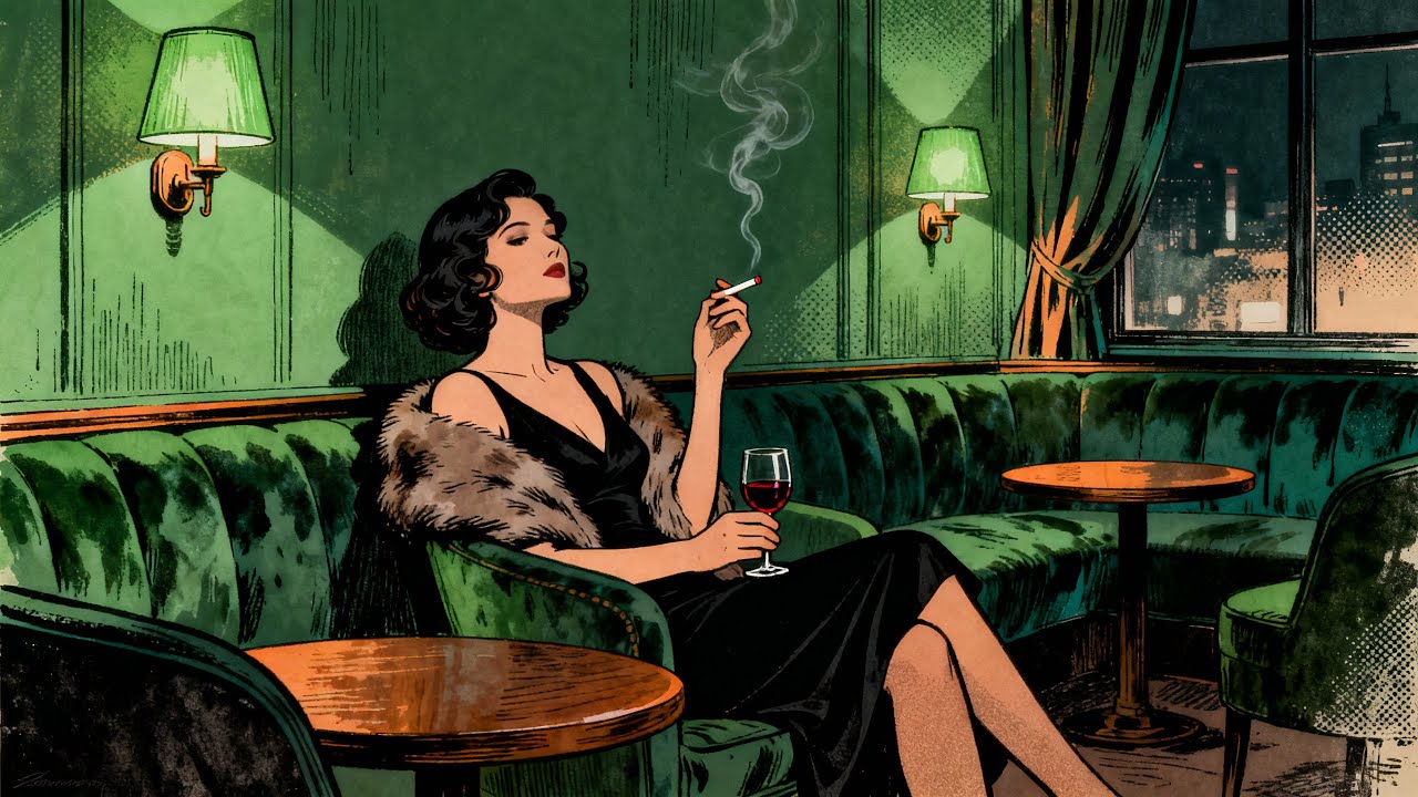 1940s Jazz & Swing | Vintage Noir Lounge Music for Calm Focus