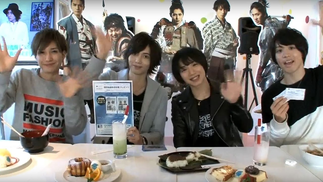 【スイーツパラダイスコラボカフェ】染谷俊之・植田圭輔・井深克彦・輝山立が行ってみた♪