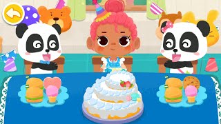Baby Panda's Birthday Party-Kiki And Mew Mew Birthday celebration//Baby Bus Birthday//BabyBus screenshot 3