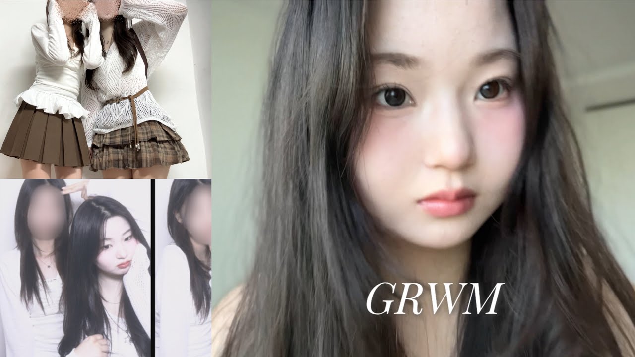 GRWM корейской девушки, отправляющейся в Хондэ