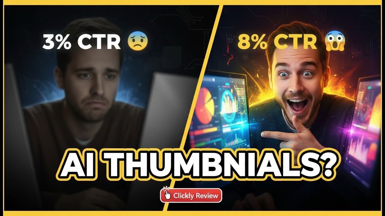 🔥 Clickly Review: Can AI Thumbnails Really Boost CTR?