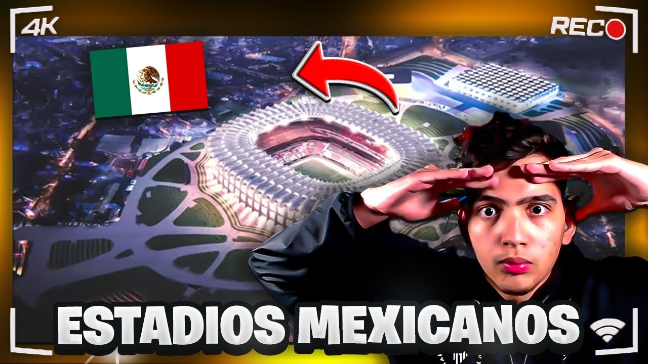 COLOMBIANO REACCIONA POR PRIMERA VEZ a ESTADIOS MEXICANOS 🇲🇽 vs ESTADIOS ARGENTINOS