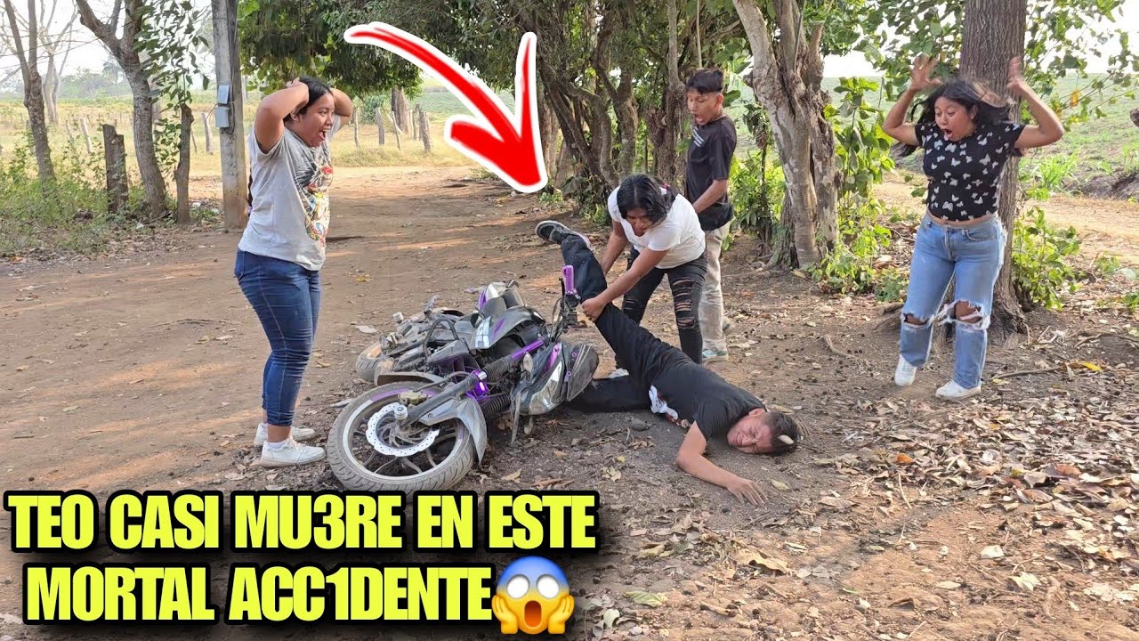 Urgente MATEO Se Desm4ya Encima De La Moto, Por Poco Pierde La V1DA Mientras Manejaba😱