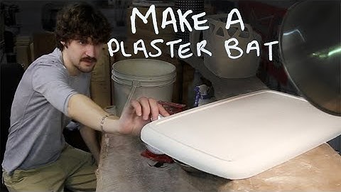 How to: Making a plaster bat for reclaimed clay