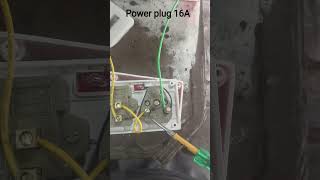 Power plug 16A wiring #electrical#shortsfeed#wiring