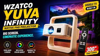 This Portable Projector Beats BIG TVs? 😲 Wzatco Yuva Infinity Review!