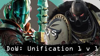 Dawn of War Unification: 1 v 1 Black Templars (Vrax) vs Eldar (Pax)