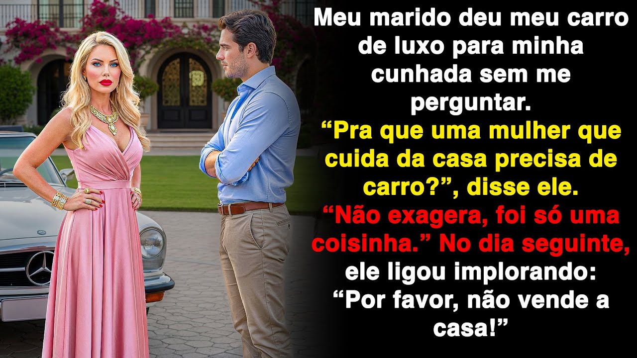Meu marido deu meu carro à minha irmã. Não surtei, só agi. No dia seguinte…