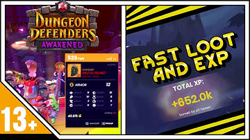 [DDA] Dungeon Defenders Awakened | Epic Loot and XP Farming Method (LOW LVL REQUIREMENT)