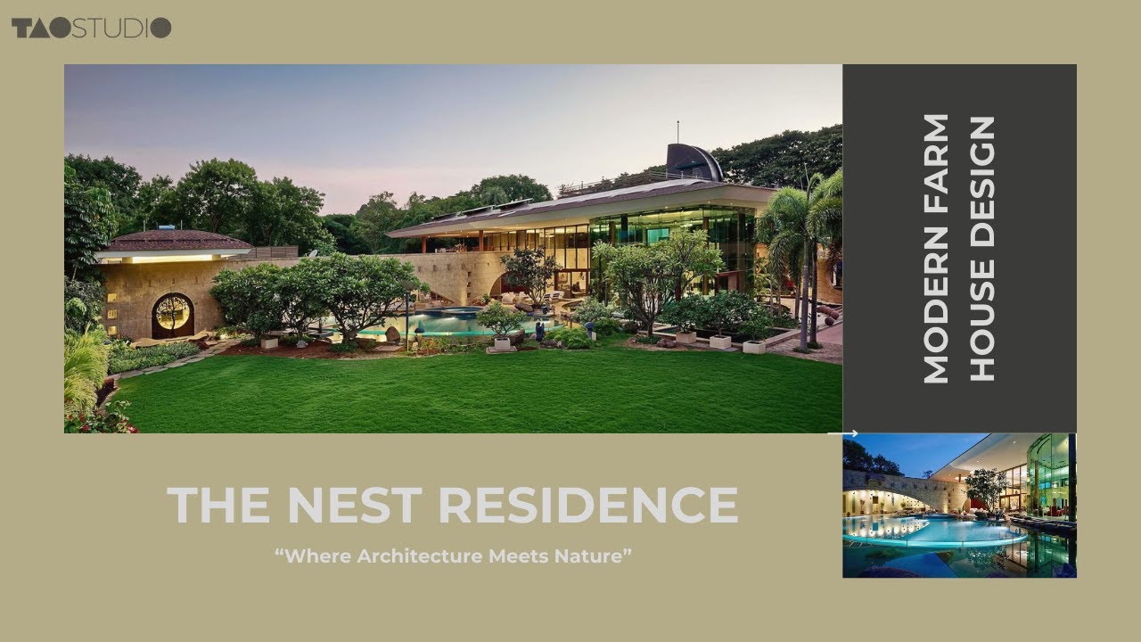 The Nest Residence, Pune | Nature-Integrated Sustainable Home by Tao Architecture.