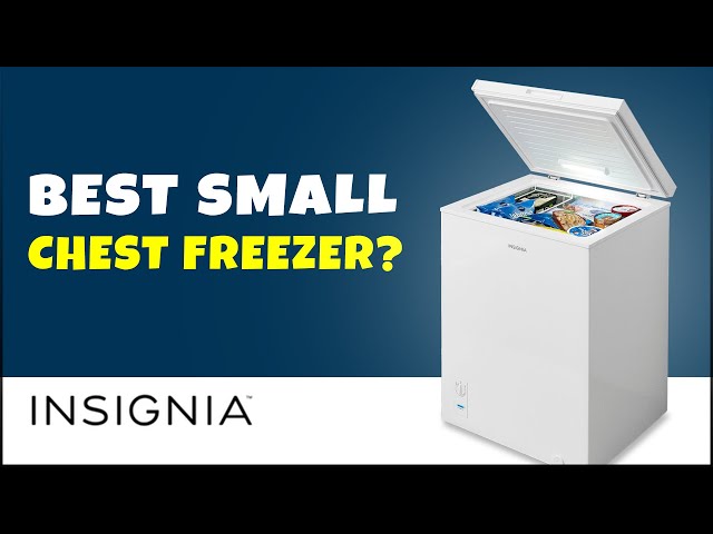 Insignia - 3.5 Cu. ft. Garage-Ready Chest Freezer - White