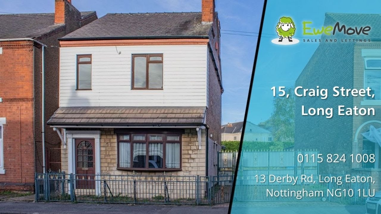 Property for Sale Craig Street, Long Eaton, NG10 1ET YouTube