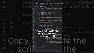 📜 How to make Fall Damage in Roblox Studio! 📜  #roblox #viral #coding #tutorial #shorts #trending
