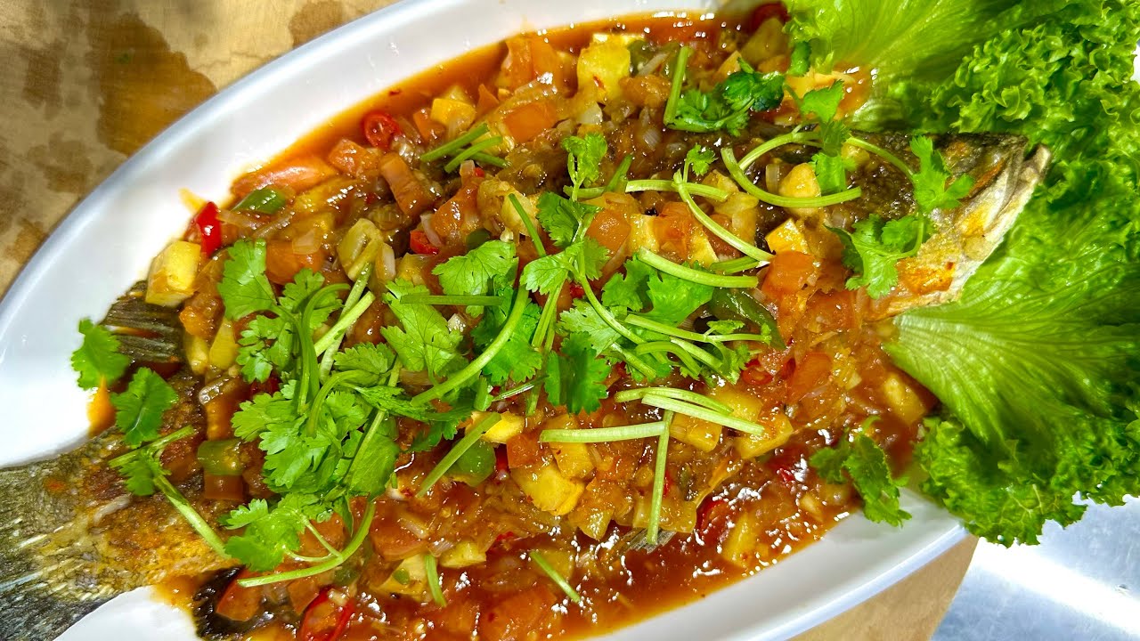 Resepi IKAN SIAKAP 3 RASA ALA THAI