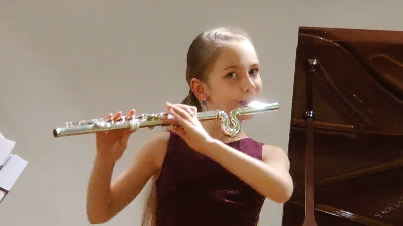 Vilhelm Popp Concert Valse Juna Gurianova, teacher Olga Ivusheykova