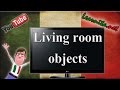Italian vocabulary - Names of living room objects in italian