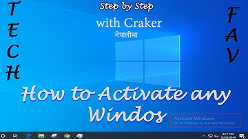 How to activate windows in Nepali 10 | 8.1 | 8