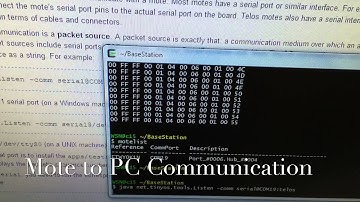Mote to PC Communication