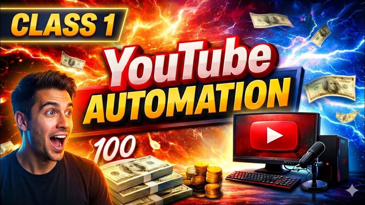 YouTube automation VIP course | Class 1 