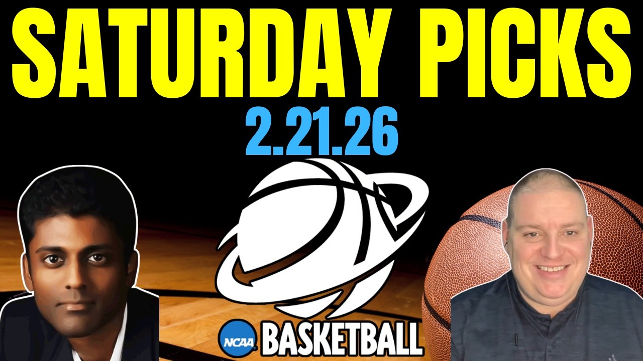 Saturday NCAA Basketball Picks - 2/21/26 l Craig Trapp & Indian Cowboy NCAAB Predictions